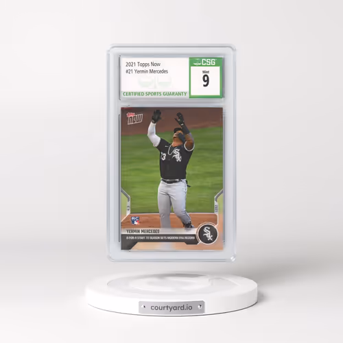 2021 Topps Now #21 Yermin Mercedes (CSG 9 MINT)