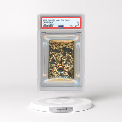 1999 Burger King Pokémon Gold Cards Charizard (PSA 7 NM)