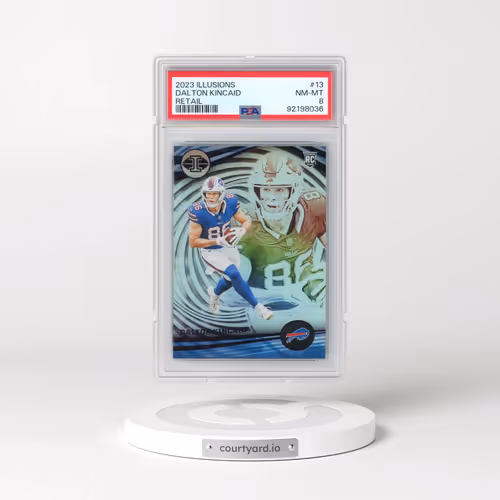 2023 Panini Illusions #13 Dalton Kincaid - Retail (PSA 8 NM-MT)
