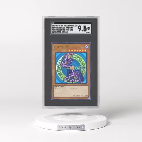 2018 Duelist King Arc #15AY-KRA03 Dark Magician - Memories Of The Duel King (SGC 9.5 MINT+)