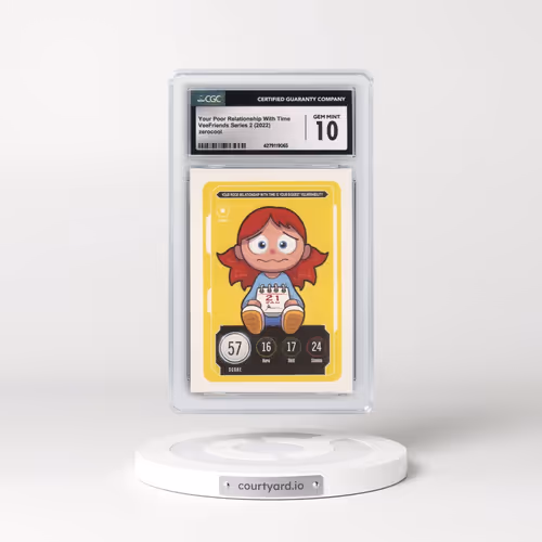 2022 VeeFriends Series 2 - English Your Poor Relationship With Time Is Your Biggest Vulnerability (CGC 10 GEM MINT)