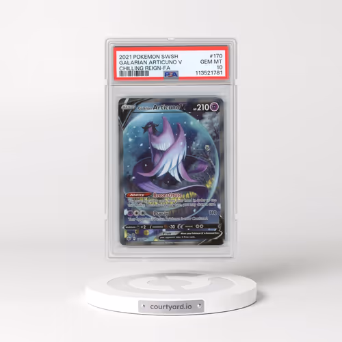 2021 Pokémon Sword & Shield Chilling Reign #170 Galarian Articuno V - Holo Full Art (PSA 10 GEM MINT