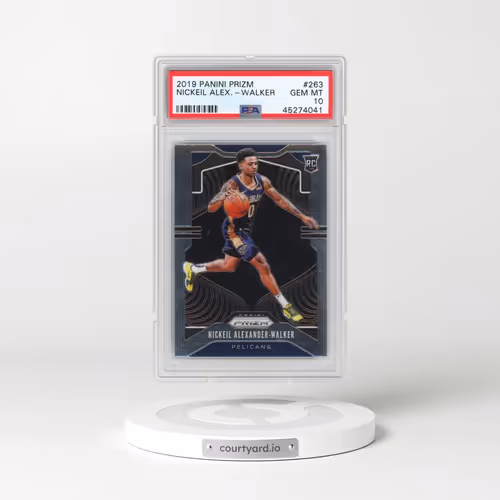2019 Panini Prizm #263 Nickeil Alexander-Walker (PSA 10 GEM MINT)