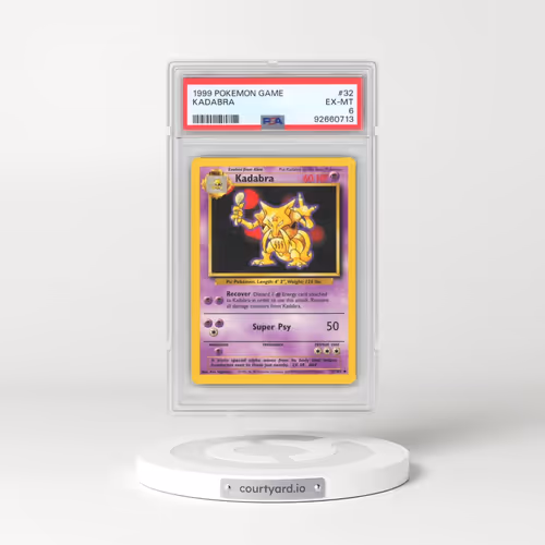 1999 Pokémon Game #32 Kadabra (PSA 6 EX-MT)