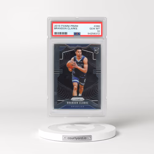 2019 Panini Prizm #266 Brandon Clarke (PSA 10 GEM MINT)