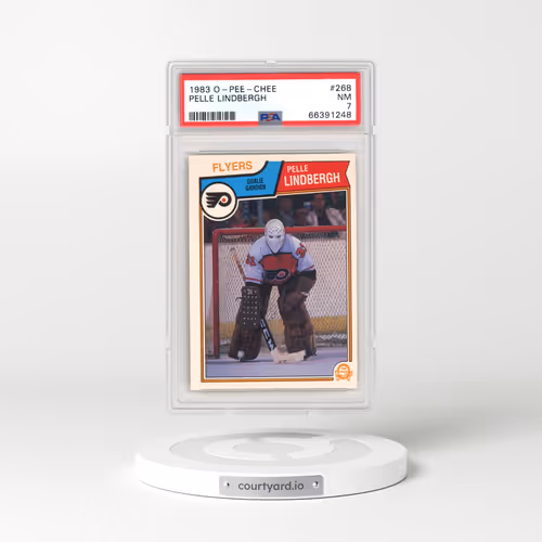 1983 O-Pee-Chee #268 Pelle Lindbergh (PSA 7 NM)