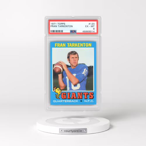 1971 Topps #120 Fran Tarkenton (PSA 6 EX-MT)