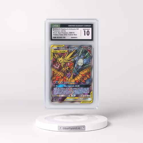 2016 Black Star Promos - Sun & Moon #SM210 Moltres &amp; Zapdos &amp; Articuno GX - Hidden Fates Eli