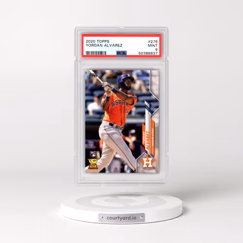 2020 Topps #276 Yordan Alvarez (PSA 9 MINT)