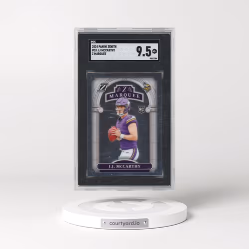 2024 Panini Zenith #10 Jj Mccarthy - Z Marquee (SGC 9.5 MINT+)