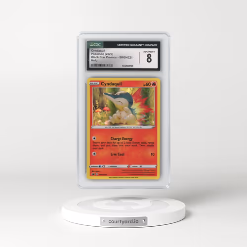 2017 Black Star Promos - Sword & Shield #SWSH221 Cyndaquil - Holo (CGC 8 NM-MT)