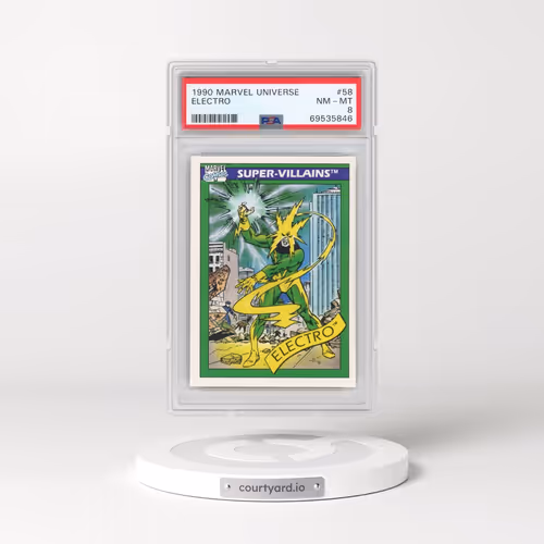 1990 Marvel Universe #58 Electro (PSA 8 NM-MT)
