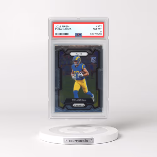 2023 Panini Prizm #357 Puka Nacua (PSA 8 NM-MT)