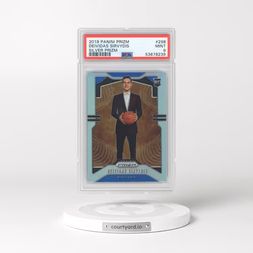 2019 Panini Prizm #298 Deividas Sirvydis - Silver Prizm (PSA 9 MINT)