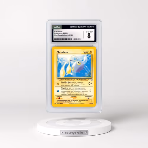 2001 Neo Revelation #42/64 Chinchou (CGC 8 NM-MT)
