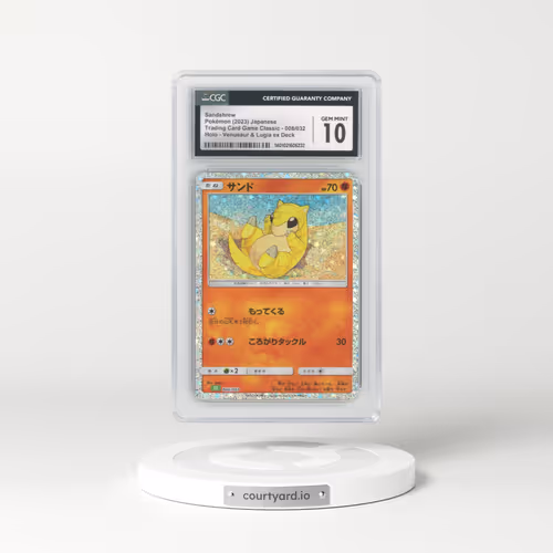 2023 Trading Card Game Classic - CLF, CLL, CLK #008/032 Sandshrew - Venusaur & Lugia ex Deck - CLF Holo (CGC 10 GEM MINT)