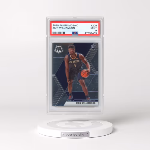 2019 Panini Mosaic #209 Zion Williamson (PSA 9 MINT)