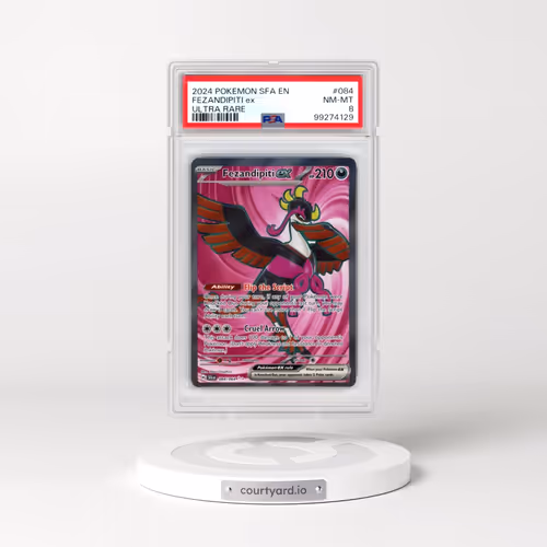 2024 Pokémon Sfa EN-Shrouded Fable #084 Fezandipiti EX - Holo Ultra Rare (PSA 8 NM-MT)