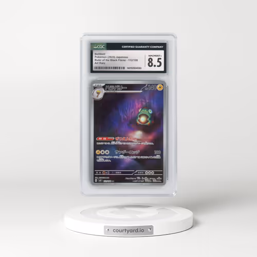 2023 Ruler of the Black Flame #112/108 Bellibolt - Art Rare Holo (CGC 8.5 NM-MT+)