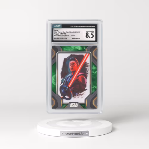 2023 Star Wars: Obi-Wan Kenobi - English #MP-16 Reva - Manufactured Patch Green (# to 75) (CGC 8.5 NM-MT+)