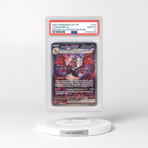 2024 Pokémon Paf EN-Paldean Fates #234 Charizard EX - Holo Special Illustration Rare (PSA 10 GEM MIN