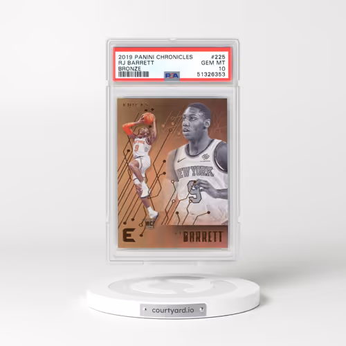 2019 Panini Chronicles #225 RJ Barrett - Bronze (PSA 10 GEM MINT)