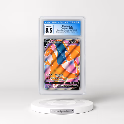 2017 Black Star Promos - Sword & Shield #SWSH050 Charizard V - Holo Champion's Path Elite Trainer Box (CGC 8.5 NM-MT+)