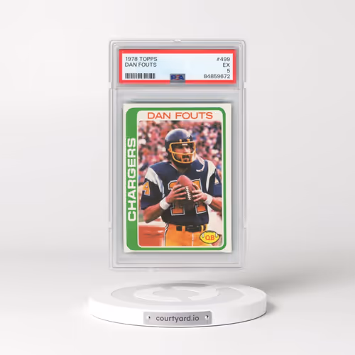 1978 Topps #499 Dan Fouts (PSA 5 EX)