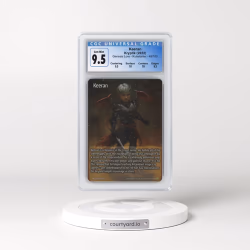 2022 Kryptik Genesis Lore - Kicks - #49/100 Keeran (CGC 10 GEM MINT)