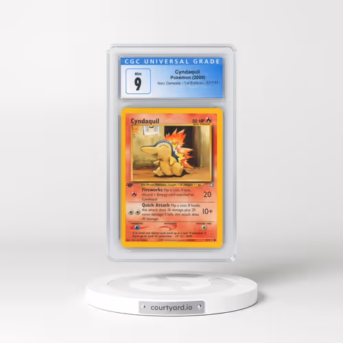 2000 Neo Genesis #57/111 Cyndaquil - 1st Edition (CGC 9 MINT)