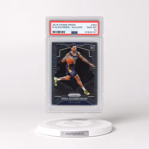 2019 Panini Prizm #263 Nickeil Alexander-Walker (PSA 10 GEM MINT)