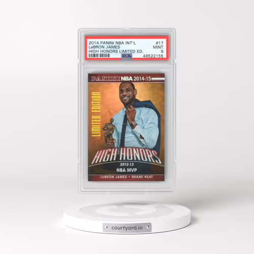 2014 Panini NBA International High Honors #17 LeBron James - Limited Edition (PSA 9 MINT)
