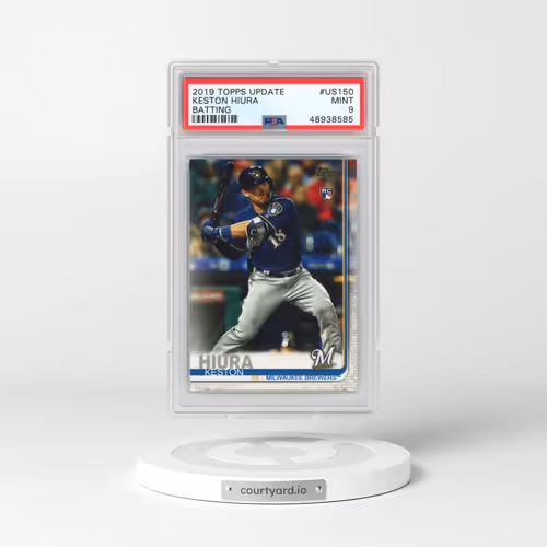 2019 Topps Update #US150 Keston Hiura - Batting (PSA 9 MINT)