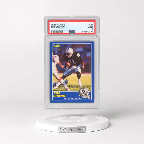 1989 Score #86 Tim Brown (PSA 9 MINT)