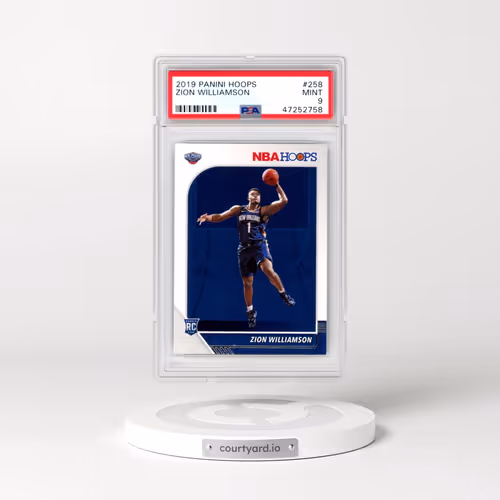 2019 Panini Hoops #258 Zion Williamson (PSA 9 MINT)