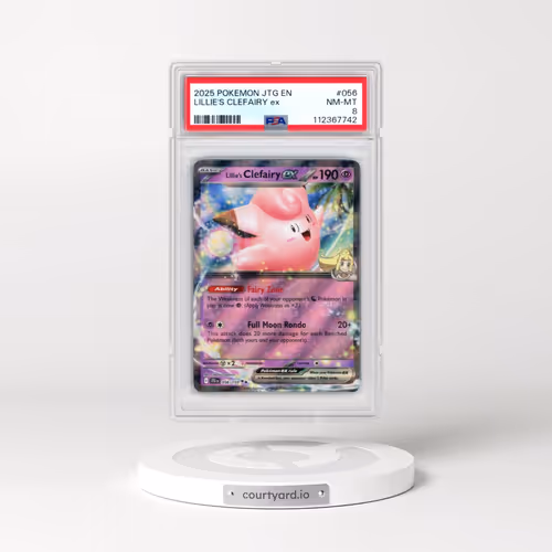 2025 Pokémon Jtg EN-Journey Together #056 Lillie's Clefairy EX - Holo (PSA 8 NM-MT)