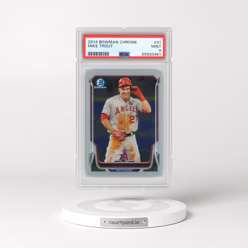 2014 Bowman Chrome #31 Mike Trout (PSA 9 MINT)