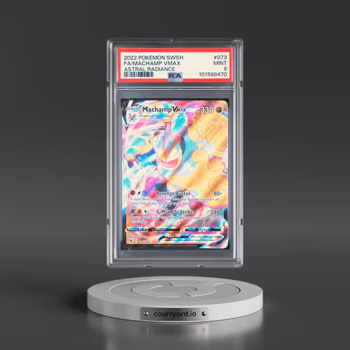 2022 Pokémon Sword & Shield Astral Radiance #073 Machamp Vmax - Full Art (PSA 9 MINT)