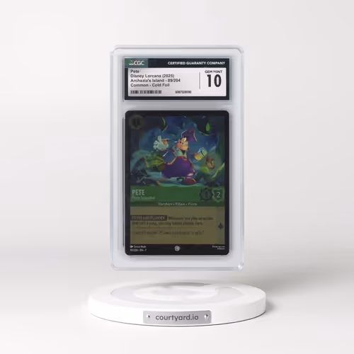 2025 Archazia's Island - English #89/204 Pete - Cold Foil (CGC 10 GEM MINT)