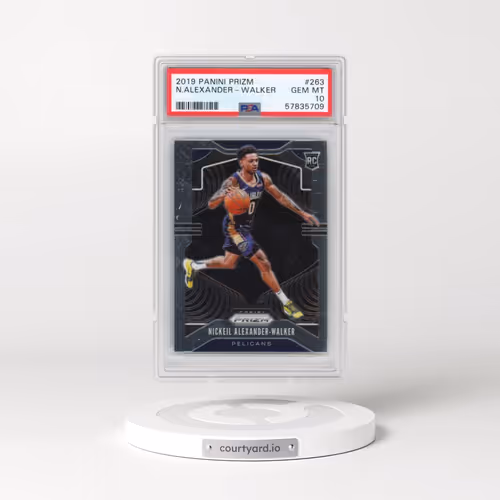 2019 Panini Prizm #263 Nickeil Alexander-Walker (PSA 10 GEM MINT)