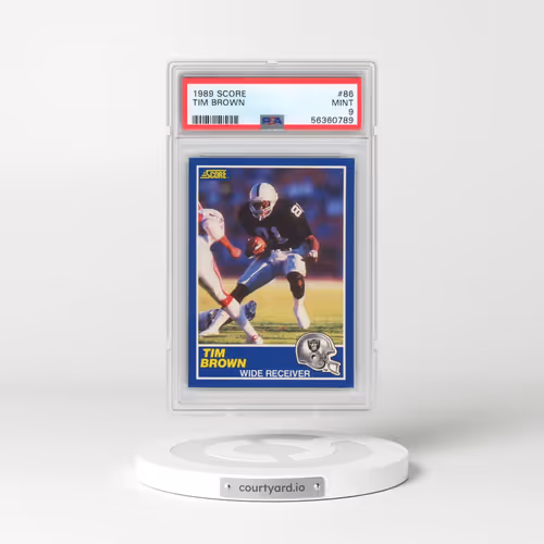 1989 Score #86 Tim Brown (PSA 9 MINT)