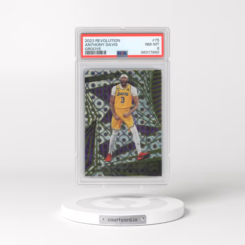 2023 Panini Revolution #75 Anthony Davis - Groove (PSA 8 NM-MT)