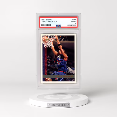 1997 Topps #125 Tracy McGrady (PSA 9 MINT)
