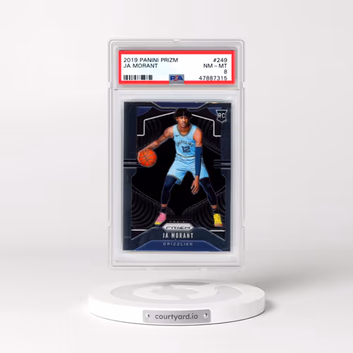 2019 Panini Prizm #249 Ja Morant (PSA 8 NM-MT)