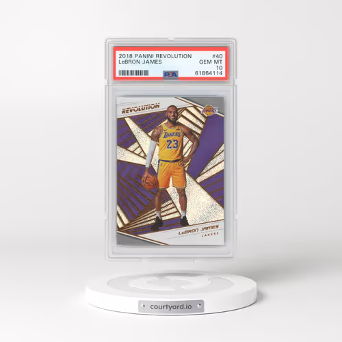 2018 Panini Revolution #40 LeBron James (PSA 10 GEM MINT)