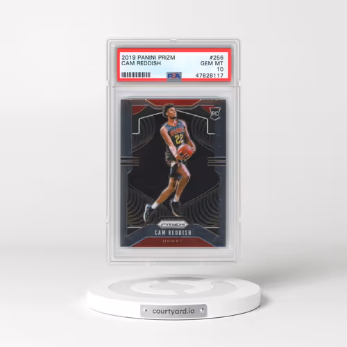 2019 Panini Prizm #256 Cam Reddish (PSA 10 GEM MINT)