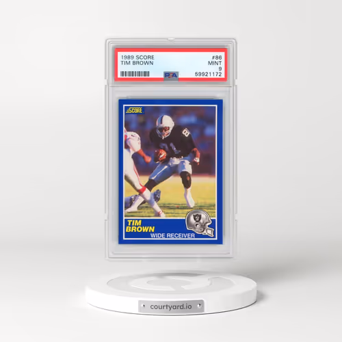 1989 Score #86 Tim Brown (PSA 9 MINT)