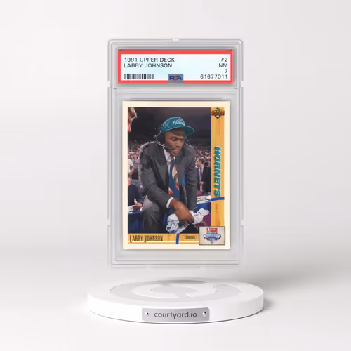 1991 Upper Deck #2 Larry Johnson (PSA 7 NM)