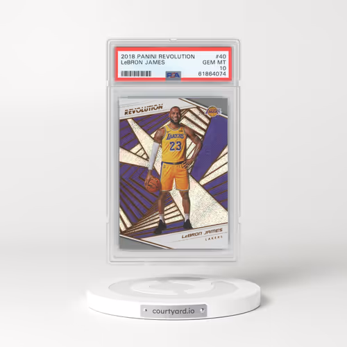 2018 Panini Revolution #40 LeBron James (PSA 10 GEM MINT)