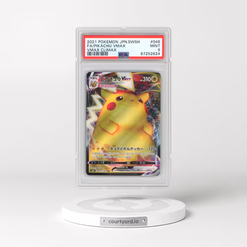 2021 Pokémon Sword & Shield Vmax Climax #046 Pikachu Vmax - Full Art (PSA 9 MINT)